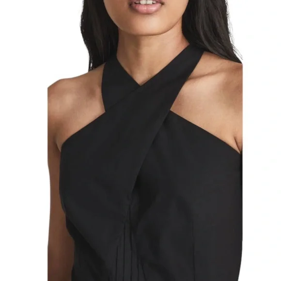 Reiss Jessie twist front open back jumpsuit - Picture 3 of 7